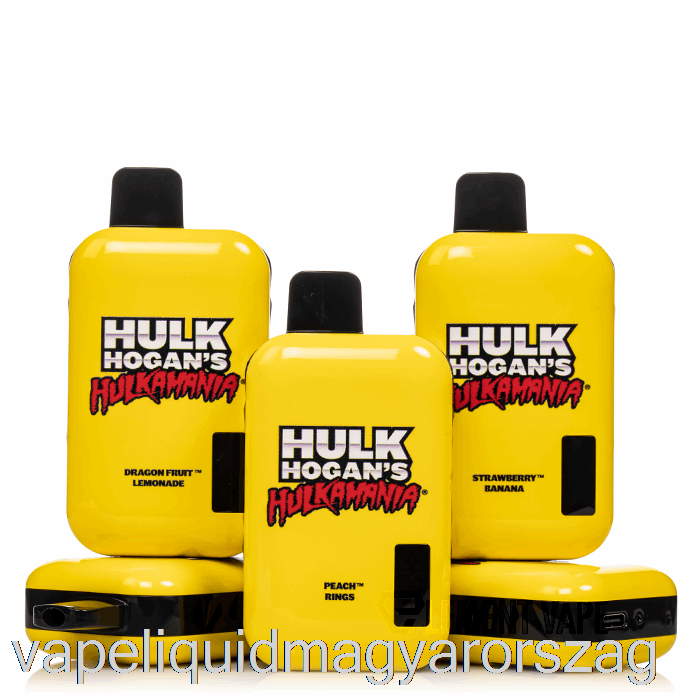 Hulk Hogan Hulkamania 8000 Eldobható Fehér Gumiszerű Vape Folyadék